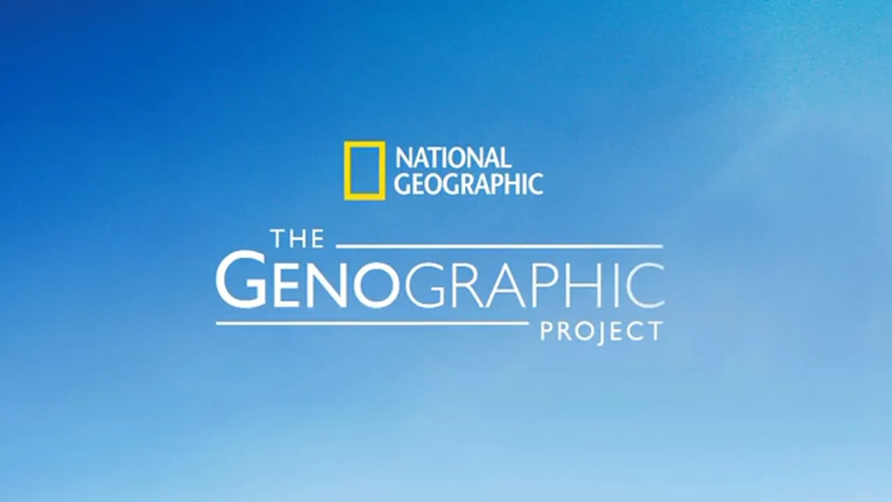 Title card for National Geographic’s Genographic Project.